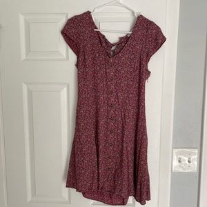 Pink flower dress